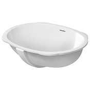 Duravit Santosa Раковина 51x37,5 cм, встраиваемая снизу, с переливом., цвет белый 0466510000