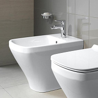 Duravit DuraStyle Биде напольное приставное 63х37cм, с креплением, цвет белый 2283100000