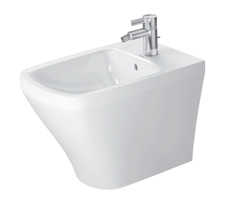 Duravit DuraStyle Биде напольное 37x57,5 см, с 1 отверстием под смеситель и переливом, цвет: белый 22841000001