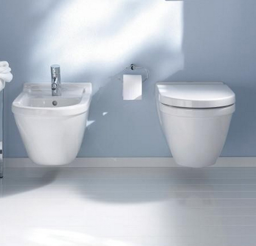 Duravit Starck 3 Биде подвесное 36x46,5 см с 1 отверстием под смеситель и переливом, цвет: белый 2231150000