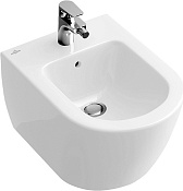 Villeroy & Boch Subway 2.0 Биде подвесное, с 1 отв. под смеситель, цвет alpin 54000001