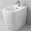 ArtCeram A16 Биде напольное 36x52 см, 1 отверстие, с переливом, с креплениями, цвет: glossy white ASB002 01 00