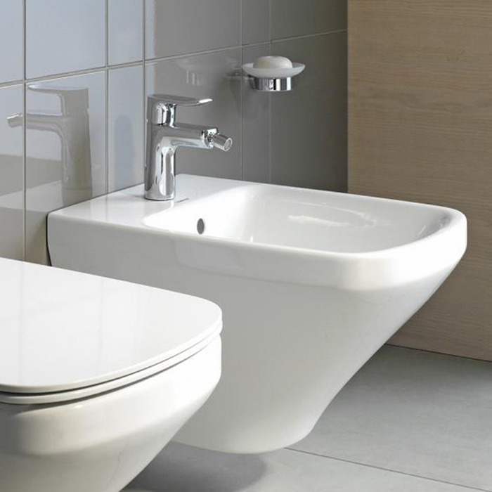 Duravit DuraStyle Биде подвесное 37х54 cм с 1 отверстием под смеситель и креплением, цвет: белый 2287150000