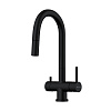 Omoikiri Akita-S-GB Смеситель для кухни с гибким изливом и возм. подкл. фильтр, графит 4994359