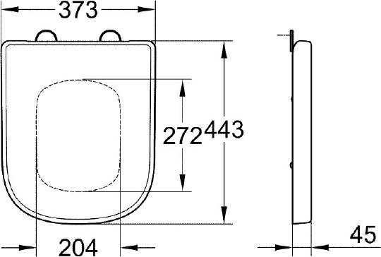Grohe Euro Ceramic Унитаз-компакт для бачка, цвет : белый 39338000