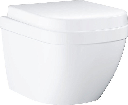 Grohe Euro Ceramic Унитаз подвесной 37,4x49 см, слив торнадо, цвет: хром 39206000