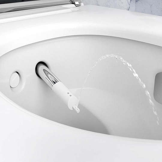 Geberit AquaClean Mera Comfort Унитаз-биде подвесной безобод. с крышкой микролифт цвет: белый глянц. 146.214.21.1
