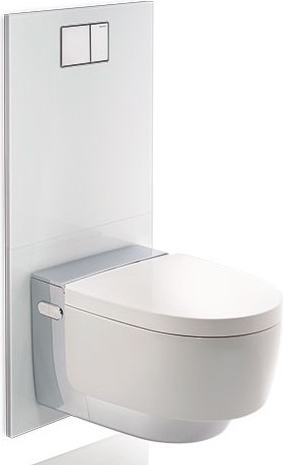 Geberit AquaClean Mera Comfort Унитаз-биде подвесной безобод. с крышкой микролифт цвет: белый глянц. 146.214.21.1
