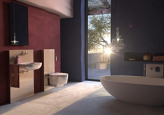 Geberit AquaClean Mera Comfort Унитаз-биде подвесной безобод. с крышкой микролифт цвет: белый глянц. 146.214.21.1