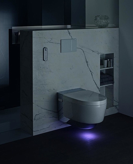 Geberit AquaClean Mera Comfort Унитаз-биде подвесной безобод. с крышкой микролифт цвет: белый глянц. 146.214.21.1