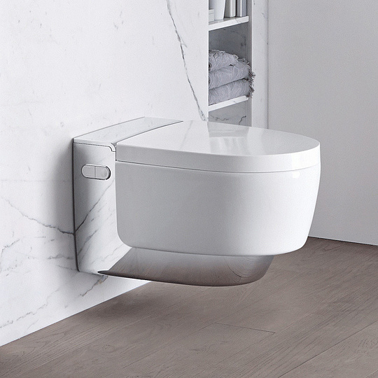 Geberit AquaClean Mera Comfort Унитаз-биде подвесной безобод. с крышкой микролифт цвет: белый глянц. 146.214.21.1