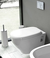 ArtCeram Ten Крышка-сиденье для унитаза, цвет: glossy white TEA002