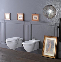 Globo Paestum Унитаз подвесной без крышки, с креплением, 38x57 см, цвет: белый глянцевый PAS03BI