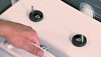 Крышка-сиденье VitrA S50  с микролифтом, петли хром 72-003-309