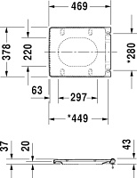 Duravit Vero Air Крышка-сиденье с микролифтом 002209