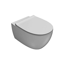 Globo 4ALL Крышка-сиденье для унитаза, с микролифтом, крепление хром, цвет: белый матовый MDR20BO