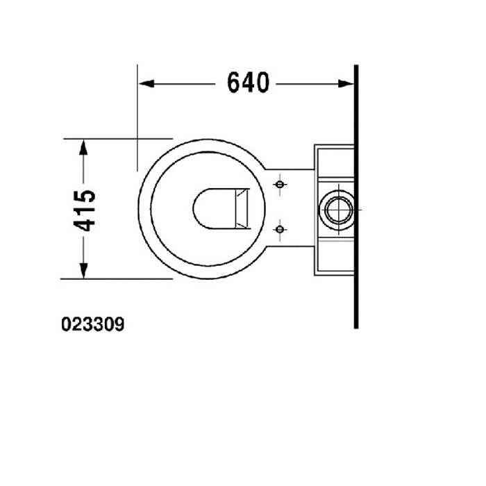 Duravit Starck 1 Бачок для унитаза моноблок, цвет белый 8727000005