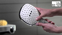 Hansgrohe Raindance Select E Душевая стойка:термостат,верхний душ 3 режима 32x16см, цвет: хром/белый 27127400