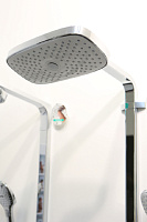 Hansgrohe Raindance Select E Душевая стойка:термостат,верхний душ 3 режима 32x16см, цвет: хром/белый 27127400