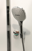 Hansgrohe Raindance Select E Душевая стойка:термостат,верхний душ 3 режима 32x16см, цвет: хром/белый 27127400