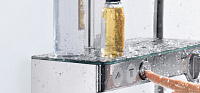 Hansgrohe Raindance Select E Душевая стойка:термостат,верхний душ 3 режима 32x16см, цвет: хром/белый 27127400