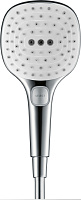 Hansgrohe Raindance Select E Душевая стойка:термостат,верхний душ 3 режима 32x16см, цвет: хром/белый 27127400
