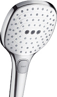 Hansgrohe Raindance Select E Душевая стойка:термостат,верхний душ 3 режима 32x16см, цвет: хром/белый 27127400