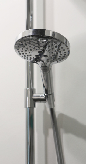 Hansgrohe Raindance Select S Душевая стойка: термостат, верхний душ 30 см, ручной душ, цвет: хром 27133000