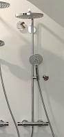 Hansgrohe Raindance Select S Душевая стойка:термостат,верхний душ 24 см,ручной душ, цвет: хром/белый 27129400