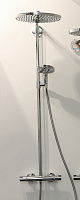 Hansgrohe Raindance Select S Душевая стойка:термостат,верхний душ 24 см,ручной душ, цвет: хром/белый 27129400