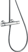 Hansgrohe Raindance Select S Душевая стойка:термостат,верхний душ 24 см,ручной душ, цвет: хром/белый 27129400