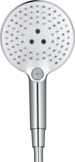 Hansgrohe Raindance Select S Душевая стойка:термостат,верхний душ 30 см,ручной душ, цвет: хром/белый 27133400