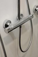 Hansgrohe Raindance Select S Душевая стойка:термостат,верхний душ 30 см,ручной душ, цвет: хром/белый 27133400