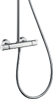 Hansgrohe Raindance Select S Душевая стойка: термостат, верхний душ 24 см, ручной душ, цвет: хром 27129000