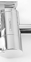 Hansgrohe Croma Душевая стойка: термостат, верхний душ 22 см, ручной душ 4 режима, цвет: хром 27185000