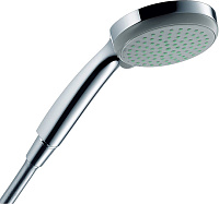 Hansgrohe Croma Душевая стойка: термостат, верхний душ 22 см, ручной душ 4 режима, цвет: хром 27185000