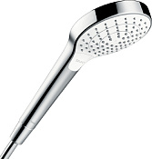 Hansgrohe Croma Select S Ручной душ 3 вида струи Vario, цвет: хром/белый 26802400