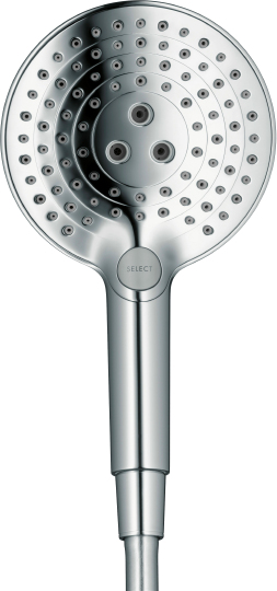 Hansgrohe Raindance Select S Душевая стойка:термостат,излив,верхний душ 24 см,ручной душ, цвет: хром 27117000