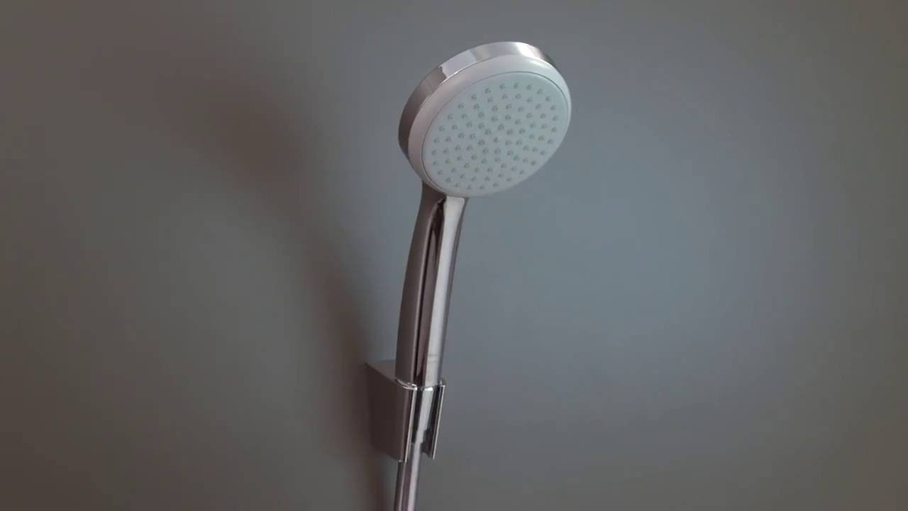 Hansgrohe Croma Душевой гарнитур: лейка 1 режим, мыльница, штанга 96 см, шланг 160 см, цвет: хром 27724000