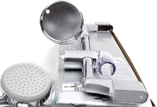 Hansgrohe Croma Душевой гарнитур: лейка 1 режим, мыльница, штанга 96 см, шланг 160 см, цвет: хром 27724000