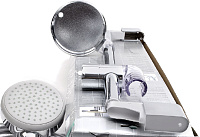 Hansgrohe Croma Душевой гарнитур: лейка 1 режим, мыльница, штанга 96 см, шланг 160 см, цвет: хром 27724000