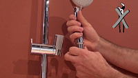 Hansgrohe Croma Душевая стойка: термостат, верхний душ EcoSmart 22 см, ручной душ, цвет: хром 27188000