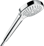 Hansgrohe Croma Select E Ручной душ 3 вида струи Multi, цвет: хром/белый 26810400