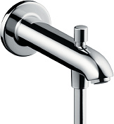 Hansgrohe Talis E Излив настенный для ванны 22,8 см с переключателем на душ, цвет: хром 13424000