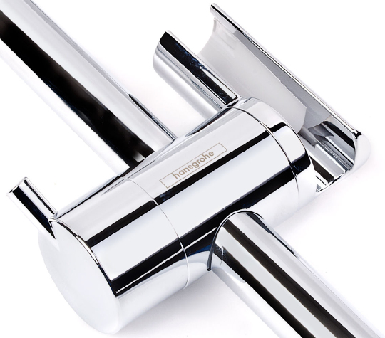 Hansgrohe Croma Душевая стойка: верхний душ 22 см, ручной душ 4 режима, цвет: хром 27224000