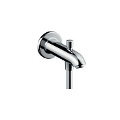 Hansgrohe Talis E Излив настенный для ванны 15,2 см с переключателем на душ, цвет: хром 13423000