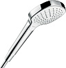 Hansgrohe Croma Select E Ручной душ 3 вида струи Vario, цвет: хром/белый 26812400