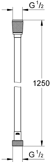 Grohe Silverflex Душевой шланг, цвет: медь глянцевая 28362DA0