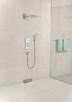 Hansgrohe FixFit Square Шланговое подключение с клапаном обратного тока, цвет: хром 26455000