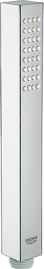 Grohe Euphoria Cube Stick Душевой гарнитур: душевая лейка 1 вид струи, держатель для душа, цвет:хром 26405000